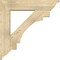 Ekena Millwork Merced Traditional Rough Sawn Bracket w/ Offset Brace, Douglas Fir, 8"W x 36"D x 36"H BKT0806X36X36MRC01RDF - alternate 4